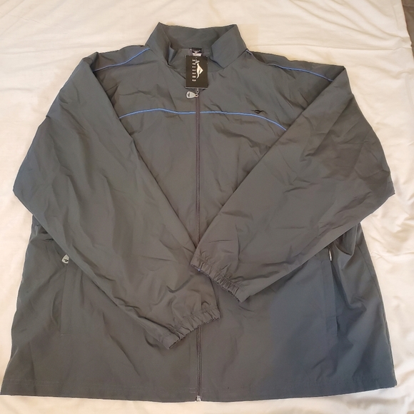 CHEETAH Brand Zip Jacket, XXL, Gray - Picture 2 of 11